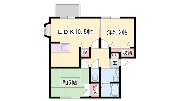 ソレイユ(神岡町)の物件間取画像